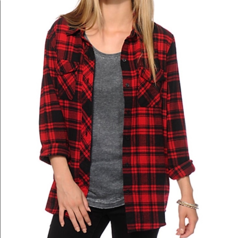 Red checkered flannel!